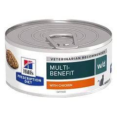 Hill’s PD Feline w/d Minced Chk konservai katėms, virškinimui ir svorio kontrolei 156g