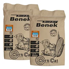 BENEK Super Corn Cat jūros kvapas 25 l x 2 (50 l)