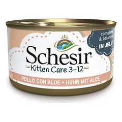 Schesir Kitten drebučiuose, drėgnas maistas kačiukams — 4 nuotrauka