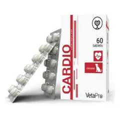 VetaPro Cardio Chewable papildai šunims, širdies ir kraujagyslių sistemos funkcijai palaikyti, N60