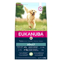 Eukanuba Adult L/XL Lamb and Rice sausas maistas šunims 12kg