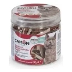 Camon skanėstas katėms su menke, vištiena ir kepenėlėmis, 60 g