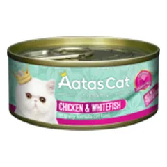 Aatas Cat Creamy Chicken & White fish konservai katėms