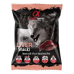 ALPHA SPIRIT SNACKS DOG skanėstai šunims su kepenėlėmis 50g