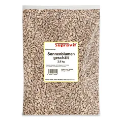 Supravit lukštentos saulėgrąžos - pašaras laukiniams paukščiams visus metus, 5kg — 3 nuotrauka