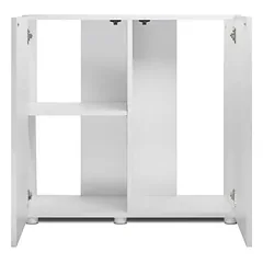 Opti Set 125 spintelė stačiakampė, balta, 81x36x80 cm — 2 nuotrauka