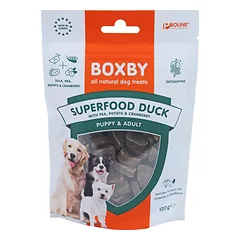 BOXBY SUPERFOOD DUCK  skanėstai šunims 120g