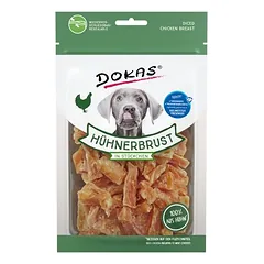 Dokas Hühnerbrust in Stückchen 70 g - 10 Stück - Sparpaket
