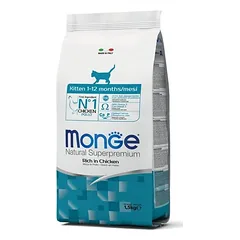 Monge Natural Superpremium Kitten sausas maistas kačiukams su vištiena, 0,4 kg