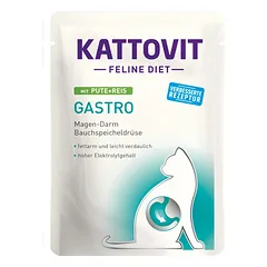 KATTOVIT Feline Diet Gastro kalakutiena su ryžiais 85 g photo