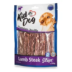 KIDDOG Strips ėriena su buivolo oda 12cm 250g (40)
