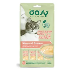 Oasy Creamy Snack skanėstai su lašiša katėms