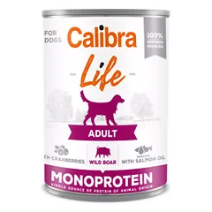 Calibra Life Dog Adult Wild Boar drėgnas maistas šunims, 400 g