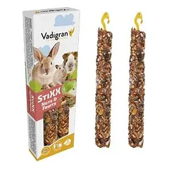VADIGRAN Stixx MAX triušiams, jūrų kiaulytėms, žiurkėnams 150g 2vnt