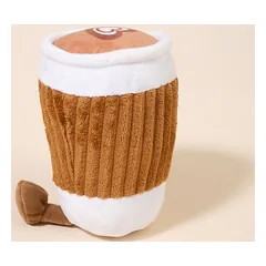 TIAKI žaislas šunims Happy Frappuccino, rudas, L 20 x B 12 x H 12 cm — 2 nuotrauka