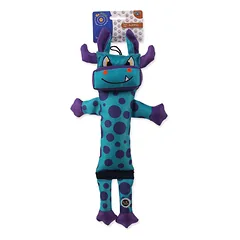 Plaček Be Fun Toy ROBBOT Puppy Turquoise pliušinis žaislas šuniukams ir mažiems šunims, 38 cm — 2 nuotrauka