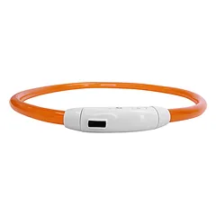 Nobleza LED karpomas trijų režimų antkaklis 70,8x1,5 cm, raudonas/žalias/oranžinis