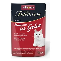 ANIMONDA Vom Feinsten Raffinesse vištiena su jautiena 85 g