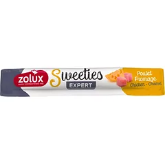 ZOLUX SWEETIES kreminis skanėstas šunims su vištiena ir sūriu 14 g