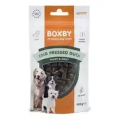 BOXBY Cold pressed Duck begrūdžiai skanėstai