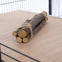 TIAKI Haselnuss-Knabberhölzer, TIAKI Haselnuss-Knabberhölzer 4er Set ca. 15 cm — 2 nuotrauka
