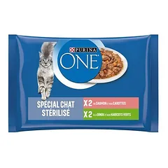 PURINA ONE Junior drėgnas maistas katėms 4 x 85 g, 80 - 99 g — 5 nuotrauka