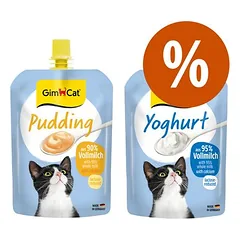 GimCat Mix: Pudding + Yoghurt für Katzen