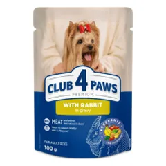 Club 4 Paws Premium konservai su triušiena padaže šunims