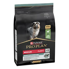 Purina Pro Plan Sensitive Digestion Sausas maistas šuniukams, turintiems jautrų virškinamąjį traktą (su ėriena) 3 kg