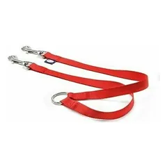 Nylon coupler leash 1,6 x45 cm red