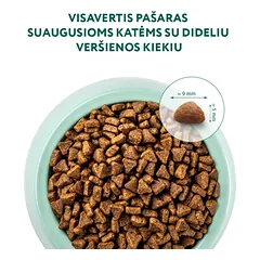OPTIMEAL sausas ėdalas suaugusioms katėms su veršiena 1.5 kg — 5 nuotrauka