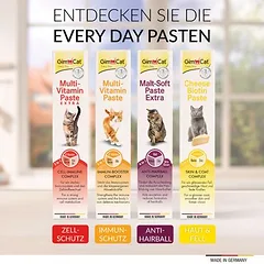 GimCat Cheese Biotin pasta, skanėstai katėms, 50 - 79 g — 5 nuotrauka