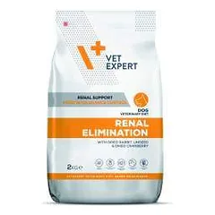 VetExpert Veterinary Diet Renal Elimination sausas maistas šunims, lėtiniam inkstų funkcijos nepakankamumui, 2 kg