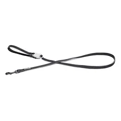 Beeztees pavadėlis šunims Parinca Safety Gear su LED iš nailono, juodas, Matmenys: 150 cm / 20 mm — 2 nuotrauka