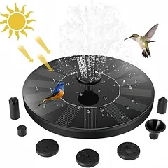 ZooVenture Solarbetriebener Vogelbrunnen für den Außenbereich