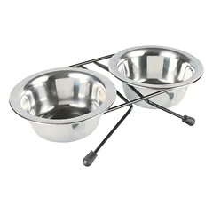 Trixie Dubenėlių kompl., nerūd. plienas-metalas, 2x0.2 l, ø 11 cm-24x6x14 cm