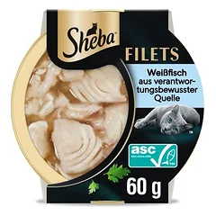 Sheba Filets drėgnas maistas katėms 16 x 60 g