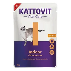 Kattovit Vital Care Indoor Pouches su višta, drėgnas maistas katėms