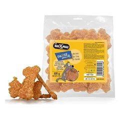 Hau & Miau Meatbones With Chicken And Rice papildomas maistas suaugusiems šunims, 500 g