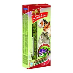 Vitapol Smakers Snack su liucerna, skanėstai graužikams ir triušiams 90 g — 2 nuotrauka