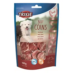 Trixie Premio Beef Coins jautienos skanėstai šunims, be cukraus ir glitimo, 100 g