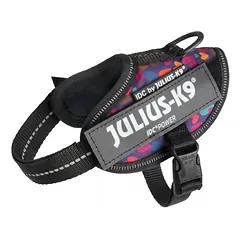 Julius - K9 IDC Powerharness Mixed Hearts - aukštos kokybės šunų pakinktai su spalvingu širdelių dizainu, 2 — 2 nuotrauka