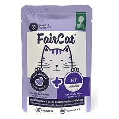 Green Petfood FairCat Fit konservai katėms su lašiša , 85 g nuotrauka