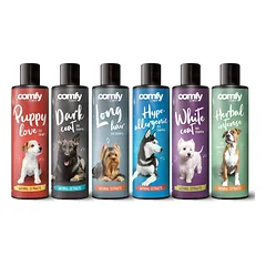 Comfy šampūnas Dark coat (juodam kailiui) 250ml — 2 nuotrauka