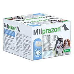 Milprazon tabletės nuo kirminų mažiems šunims ir šuniukams nuo 0,5 kg, 1 tabl nuotrauka
