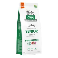 Brit Care Hypoallergenic Senior Lamb&Rice sausas maistas vyresniems šunims su ėriena ir ryžiais