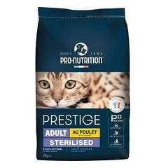 Pro Nutrition Prestige Sterilised Adult Chicken sausas maistas sterilizuotoms katėms, 10 kg