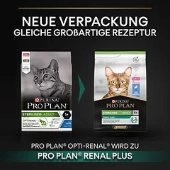 PURINA PRO PLAN Sterilised Adult Renal Plus su triušiena, sausas maistas katėms, > 10 kg — 4 nuotrauka