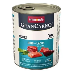 ANIMONDA GranCarno su kiauliena, lašiša ir špinatais 800g, 800 g — 2 nuotrauka