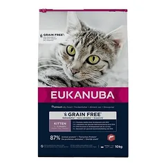 Eukanuba Cat Kitten Grain Free Salmon 10 kg